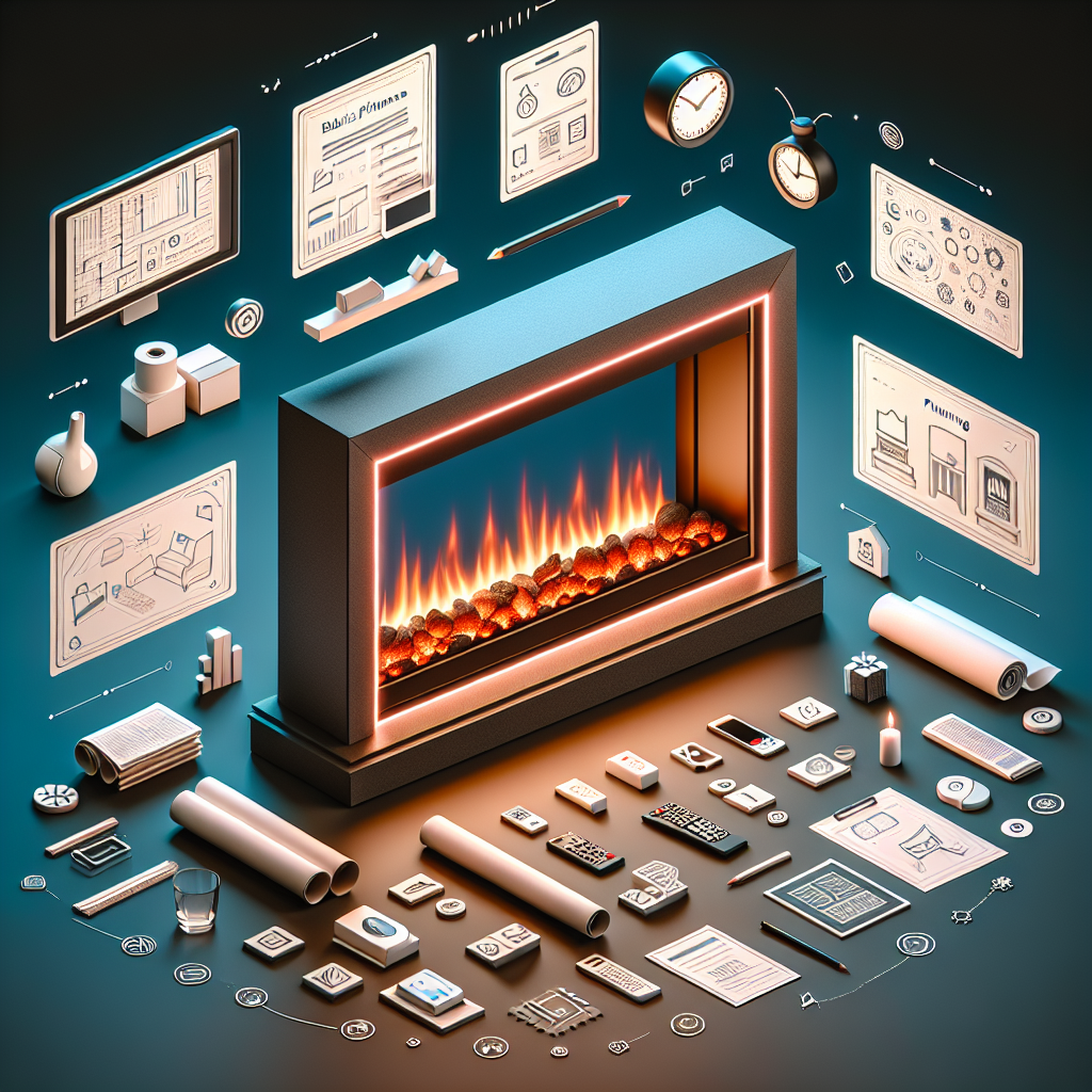 Elektrokamin-Planung