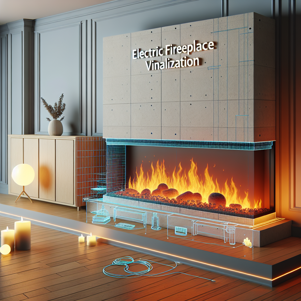 Elektrokamin-Visualisierung