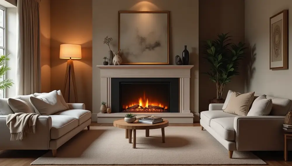 Der Elektrokamin breit: Raum für Wärme und Stil in jedem Zuhause