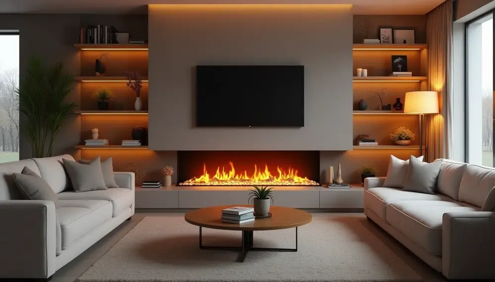 So wählen Sie die perfekte Umrandung für Ihren Elektrokamin aus