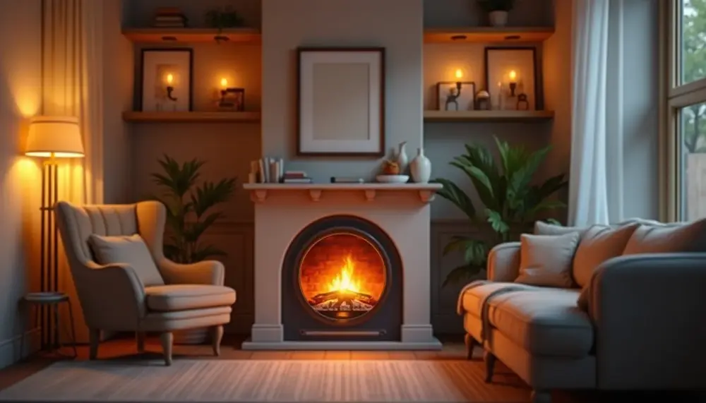 vorteile-eines-runden-elektrokamins-mit-heizung-fuer-kleine-raeume