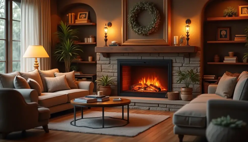 Warum ein Elektrokamin rustikal Ihrem Zuhause ein gemütliches Ambiente verleiht